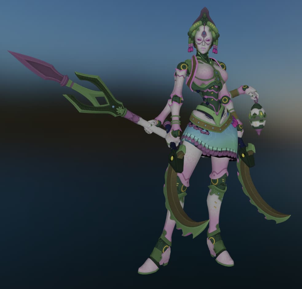 Iron Djinn Kali (Dream in Bloom)