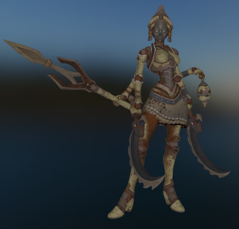 Iron Djinn Kali (Decayed Fortune)